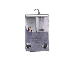 douceur dintÃ©rieur panneau a oeillets 140x280 cm voile spirale anthracite