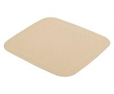 Kleine Wolke Tapis de Douche Samoa-Plus 55x55 cm en Beige, TPE, 20x20x5 cm