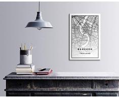 Bonamaison DÃ©coration Murale en Toile, Multicolore, 40 x 60 cm