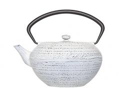 Cosy & Trendy 1091064 THEIERE Fonte 1.25L Saga Cream, Autre, Blanc