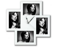 Zep FC002 Horloge Photo Murale Blanc