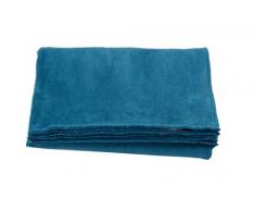 David Fussenegger Plaid Savona Uni, Coton mÃ©langÃ©, Pacific, 200Â x 150Â cm