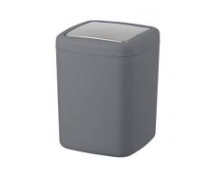 WENKO DIE BESSERE IDEE Poubelle Barcelona Anthracite