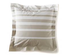 Blanc des Vosges Grand Large Taie carrÃ©e Coton Craie 65 x 65 cm