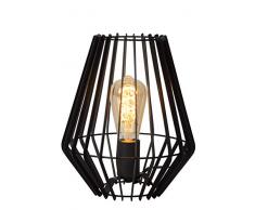 Lucide 78598/01/30 Lampe de table, Métal, E27, 40 W, Noir