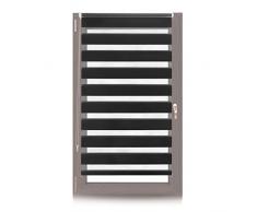 Relaxdays 10026661_727 jour nuit, Store double enrouleur Klemmfix, Sans perÃ§age, fenÃªtre, 85x150 cm, Tissu 81 cm, noir, polyester, aluminium, plastique, 5 x 85 x 7 cm