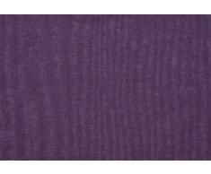 Linder 0169 /75/375FC Voilage Naturel Kaolin Prune Oeillets Carrés 145 x 260 cm