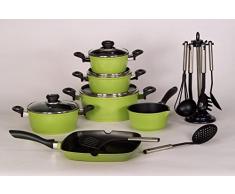 Krüger Batterie De Cuisine Et Ustensiles 17 Pièces