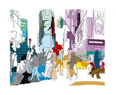 Papier Peint déco poster SOUND 3 x 2,70 m | Déco et photo murale XXL Qualité HD Scenolia