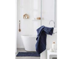 Today Drap Bain 100% Coton, Bleu Marine, 130x70 cm