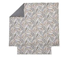 Blanc des Vosges Djakarta Housse de Couette, Coton, Sable, 200 x 200 cm