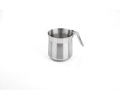 Barazzoni My Lady My Lady Casserole à lait 14 cm en acier inoxydable 18/10 Triple Fond Ãpaisseur 1,2 mm Convient également pour induction-claudio Bellini, fabriqué en Italie, en acier inoxydable, 2 litres, en acier inoxydable