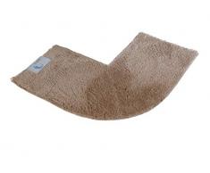 Cazsplash Tapis de Douche dangle, Coton, Stone, 47 x 44 x 6.5 cm