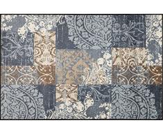 Wash+Dry Armonia Tapis lavable en machine Gris, Polyester, gris, 115 x 175 cm