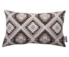 Tom Tailor 564210 T-Ethnic Pattern Housse de Coussin Coton/Polyester Brun 50 x 30 x 1 cm