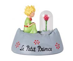 Il Piccolo Principe Le Petit Prince Figurine Le Petit Prince Planète avec La Rose, 11 cm