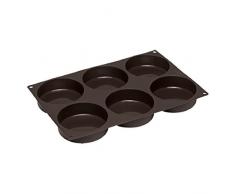 Lurch 85086 Moule pour Burger Bun, Silicone, Marron, 20 x 15 x 10 cm