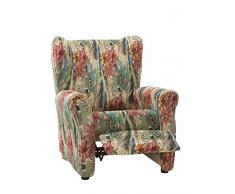 Martina Home Faisan Housse de Fauteuil Relax, Tissu, Multicolore, 32Â x 42Â x 8Â cm