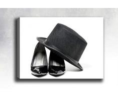 Bonamaison Peinture sur toile, multicolore, 70 x 100 cm - Conçu et fabriqué en Turquie