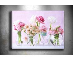 Bonamaison Peinture sur toile, multicolore, 30 x 40 cm - Conçu et fabriqué en Turquie