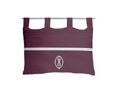 Soleil docre TÃªte de Lit BrodÃ© DÃ©houssable, Coton, Violet, 45x70 cm