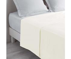 douceur dintÃ©rieur drap plat 1 personne 180x290 cm lina naturel