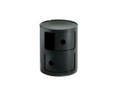 Kartell 496609 Meuble de rangement Componibili (Noir)