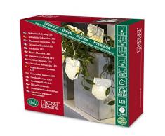 Konstsmide 3194-103 Guirlande dEclairage de Déco Hibou en Papier Intérieur 12 LEDs 24 V Blanc Chaud Câble Transparent