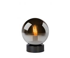 Lucide 45563/20/65 Lampe de Table, Verre, E27, 60 W, Fumé