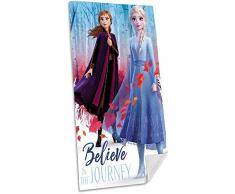 Disney La Reine des Neiges 2 cm. RÃ©fÃ©rence KD Serviette de Plage pour la Maison Unisexe Adulte, Multicolore (Multicolore), Unique
