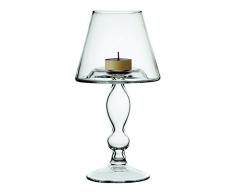 Vidivi Vetri delle Venezie 67267 atmosphère avec Une Tige Bougeoir, en Verre soufflé à la Main, 23,5 cm