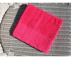 Soleil dOcre Serviette de toilette ANTIOCHE Framboise