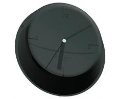 BUGATTI GLNU-02190 Glamour Table Pendule SAN Noir 33 x 33 x 5 cm