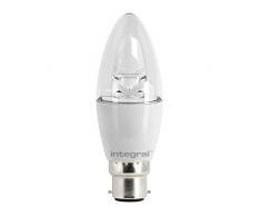 Integral LED ILB35B22C6.0N05KBEWA Ampoule LED Flamme 5.4 W 40 W B22d 240 V Blanc