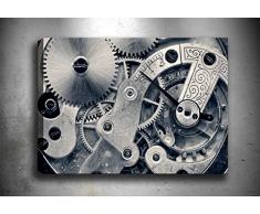 Bonamaison Peinture sur toile, multicolore, 70 x 100 cm - Conçu et fabriqué en Turquie