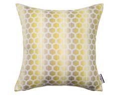 Tom Tailor 564106 T-Charming Housse de Coussin Polyester/Acrylique/Coton Jaune/Beige 50 x 50 x 1 cm