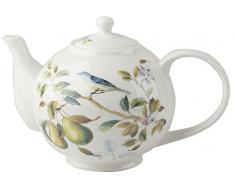 The English Table Printemps Fruits Théière, Off/Blanc