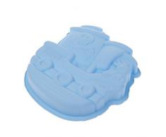 Silikomart 20.335.93.0065 SFT335 Moule à Gâteaux Forme Bateau Pirate Silicone-ROSE