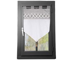 Lovely Casa Gris Nelia Brise BISE 45X60 CM, Coton, 140x60 cm