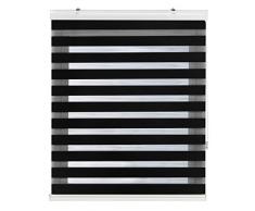 Blindecor Nd100 Store Enrouleur Double Tissu Nuit et Jour 160 x 180 cm Noir