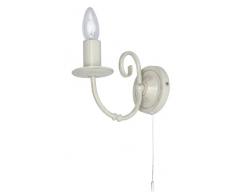 Oaks Lighting Tuscany Applique murale 1 lumière Finition ivoire/crème