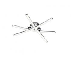 Reality, Plafonnier, Capella incl. 3 x LED,SMD,4,5 Watt,3000K,400 Lm. Corps: metal, Chrome Ã:50,0cm, H:9,8cm IP20