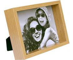 BD ART 10 x 15 cm Box Cadre Photo, ChÃªne