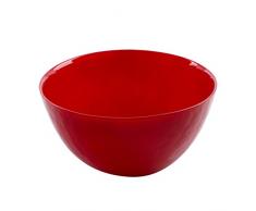 Bohemia Cristal 093 012 015 Play of Colors Lot de 2 Bols Rouge Env. Diamètre 210 mm en Verre sodocalcique Bol, Verre, 10,3 x 21 x 10,3 cm