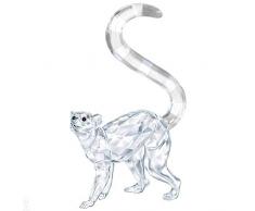 Swarovski Lemur Figurines Cristal Blanc 9,9 x 6,2 x 2,6 cm