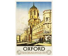 National Railway Museum FP12570P-PL Affiche encadrÃ©e 30 x 40 cm-Bath (AD 54 by Frank Newbould), Multicolor, 31 x 41 x 1,2 cm