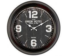 Emotion 34552 Horloge 47 cm, Métal, Multicolore, 47x47x6 cm