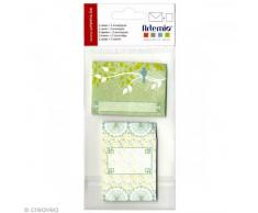 Artemio 11002173 Mini Enveloppes, Collection Pure, Papier, Multicolore, 8,5 x 0,2 x 20 cm
