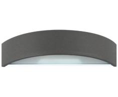 Applique murale Smartwares 5000.333 Bastia â Aluminium et verre â Lumière blanche chaude