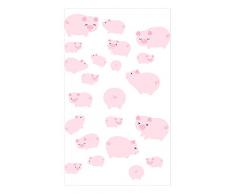 Toga SFZ01 Cochons Planche de sticker Felt/Feutrine Multicolore 9,5 x 18,5 x 0,2 cm